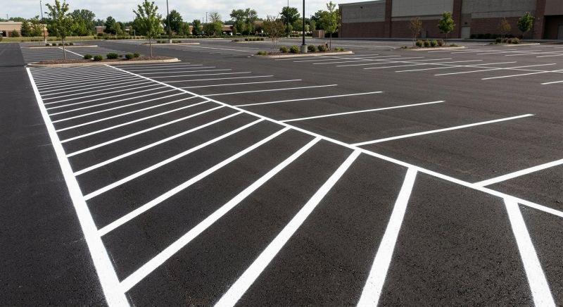 Asphalt Painting in Suwanee, GA