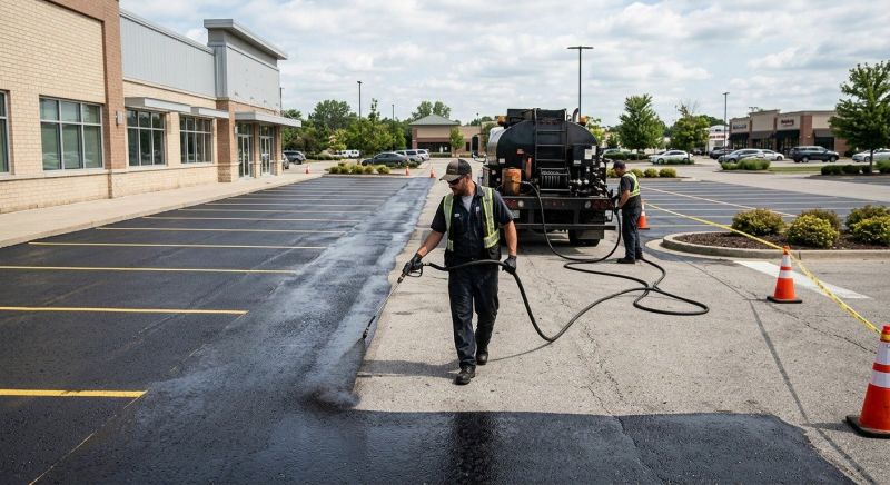 Asphalt Parking Lot Sealing in Denver, CO