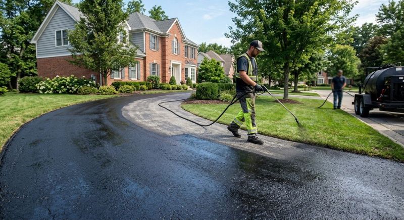 Blacktop Driveway Sealing in San Antonio, TX