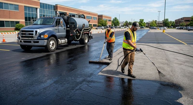 Commercial Parking Lot Sealing in Denver, CO