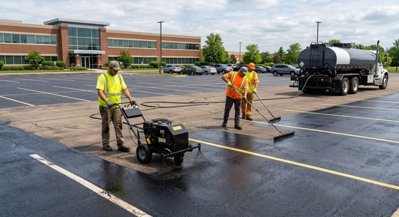 Commercial Pavement Sealing in Grand Rapids, MI