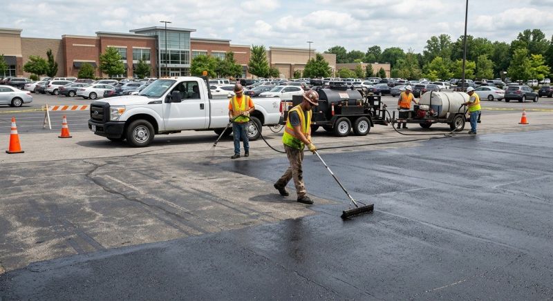 Lot Sealcoating in San Antonio, TX