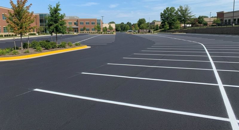 Parking Lot Painting in Roswell, GA