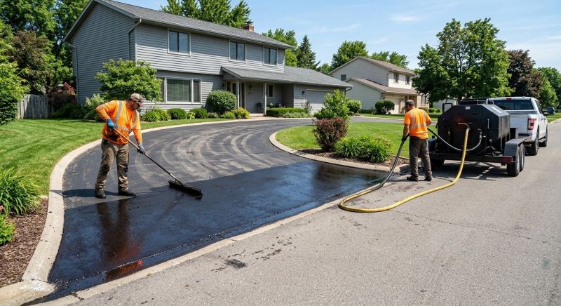 Residential Driveway Sealcoating in Tampa, FL